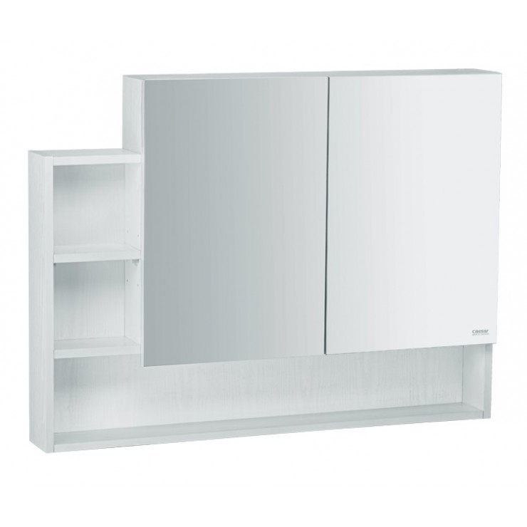 Tủ gương treo phòng tắm CAESAR EM01100V màu trắng - Tuấn Đức