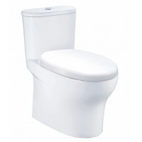 Bồn Cầu CAESAR C1394 (CD1394) Một Khối Nắp Êm