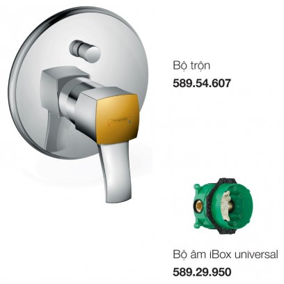Bộ Trộn Nóng Lạnh Hansgrohe Metropol Classic 589.54.618 2 Đường Nước Âm Tường