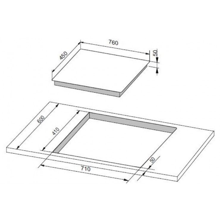 Bếp Từ Hafele HC-IS772EA 535.02.222 2 Vùng Nấu