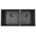 Chậu Bếp Hafele HS21-SSN2S90 567.96.310 Hai Hộc Inox 304 Màu Đen Chậu Rửa Chén