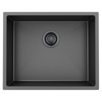 Chậu Bếp Hafele HS21-SSN1S60 567.96.300 Một Hộc Inox 304 Màu Đen