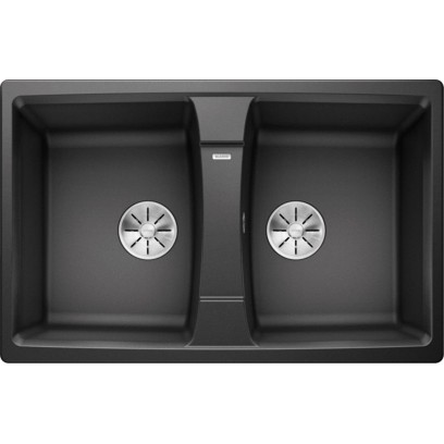 Bồn Rửa Chén Blanco LEXA 8 - 524960 (Anthracite) Đá Hai Hộc Màu Đen