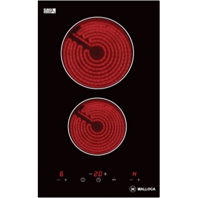 Bếp Điện Hồng Ngoại Malloca MDH-02R Mặt Kính 2 Bếp Domino