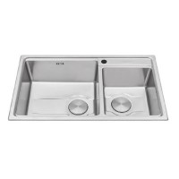 Chậu Rửa Chén Malloca MS 5082W Inox 304 2 Hộc Vuông
