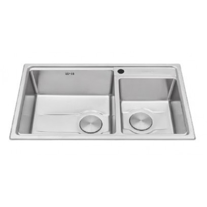 Chậu Rửa Chén Malloca MS 5082W Inox 304 2 Hộc Vuông