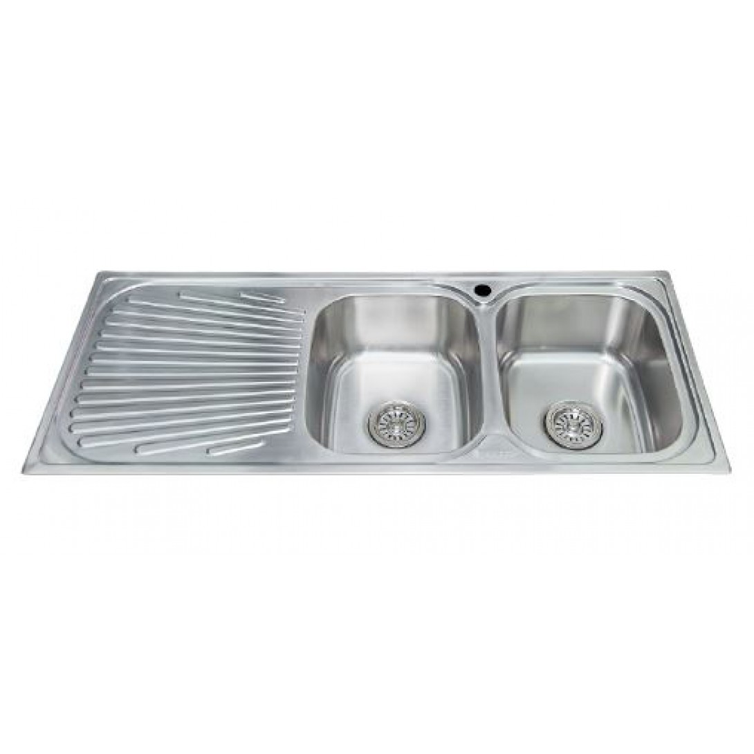 Chậu Rửa Chén Malloca MS 1026L Inox 304 2 Hộc Cánh Trái Chậu Rửa Chén