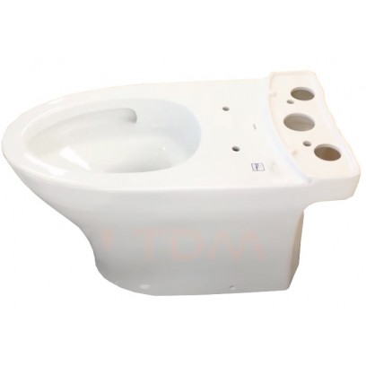 Thân sứ bồn cầu TOTO HCW769V#XW hai khối (CS769, CS986) - Tuấn Đức