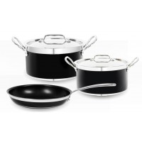 Bộ Nồi Chảo Hafele 531.08.043 Màu Đen