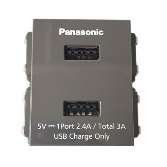 Ổ Cắm USB 3A Panasonic WEF11821H Dòng Wide
