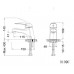 Vòi Lạnh Lavabo CAESAR B109C Vòi Lavabo