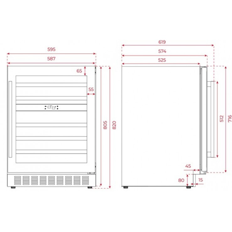 Tủ Rượu Teka MAESTRO RVU 20046 GBK 113600008 âm tủ - Tuấn Đức