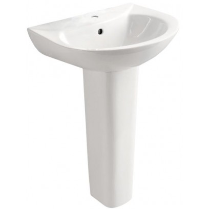 Chậu rửa mặt lavabo Jomoo 12103-1/11P-I011 treo tường chân dài
