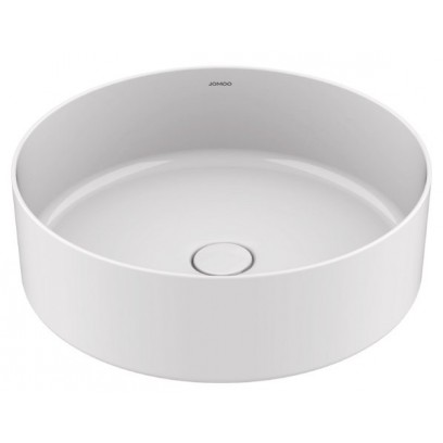 Chậu rửa mặt lavabo Jomoo 12661-1/01K-I011 đặt bàn tròn trắng