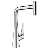 Vòi Rửa Chén Bát Hansgrohe 14884000 Nóng Lạnh Rút Dây