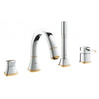 Vòi Bồn Tắm Grohe 19936IG0 Grandera 4 Lỗ Gắn Thành Bồn