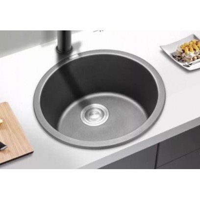 Chậu Rửa Chén Đơn Dương Vành MOEN 27903BL01 Hình Tròn