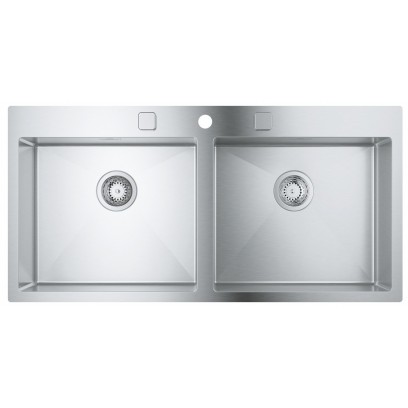 Chậu Rửa Chén Grohe AISI 304 K800 31585SD1 2 Hộc