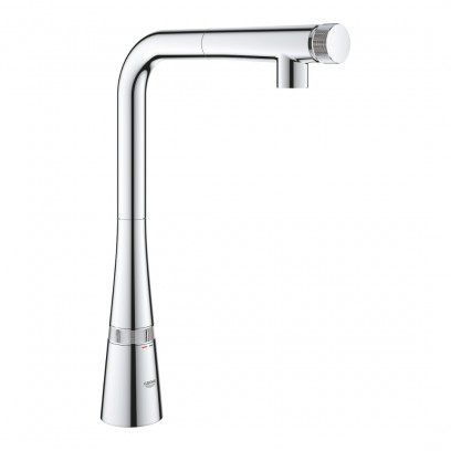 Vòi Rửa Chén Grohe 31593002 Zedra Smartcontrol Nóng Lạnh Rút Dây