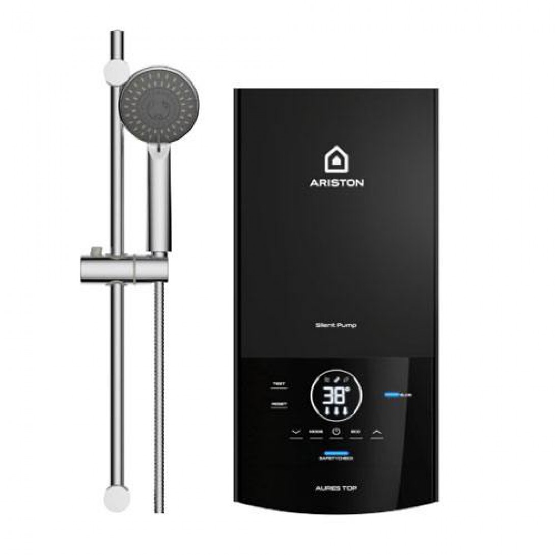 Máy Nước Nóng Ariston Aures Top 4.5P Trực Tiếp Có Bơm 2.0