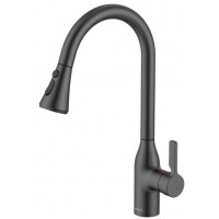 Vòi Rửa Chén Jomoo 33138-123/DBC-Z Nóng Lạnh Rút Dây Màu Đen