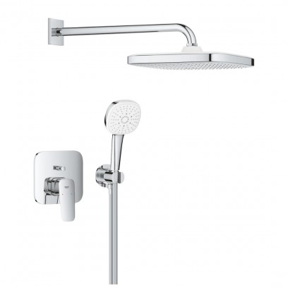 Sen Tắm Âm Tường Grohe 1053360000 Cubeo Bundle Nóng Lạnh 2 Đường Nước