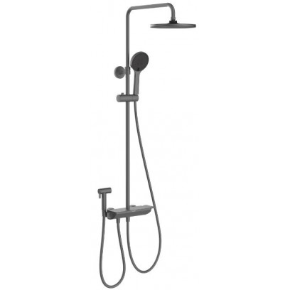 Vòi sen cây tắm Jomoo 36473-463/HBS-I011 nóng lạnh xám mạ PVD