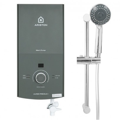 Máy nước nóng Ariston Aures Premium+ 4.5P Cu bầu đun đồng 4500w trực tiếp có bơm