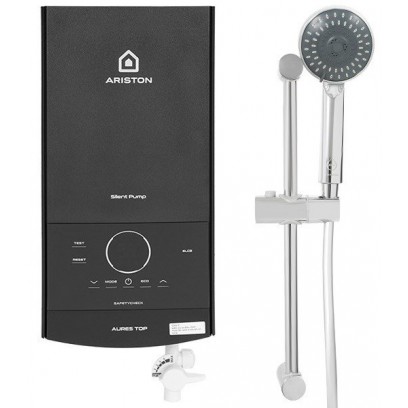 Máy nước nóng Ariston Aures Top 4.5P Cu bầu đun đồng trực tiếp có bơm 4500w