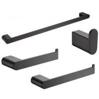 Bộ Phụ Kiện Phòng Tắm Hafele 499.98.350 Chiba Màu Đen