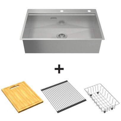 Chậu Bếp Hafele WS R0 HS24-SSN1S-7650 Một Hộc Inox 567.20.627