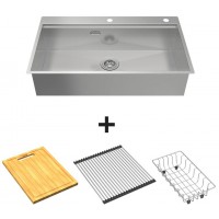 Chậu Bếp Hafele WS R0 HS24-SSN1S-8650 Một Hộc Inox 567.20.637