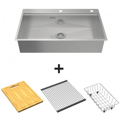 Chậu Bếp Hafele WS R0 HS24-SSN1S-8650 Một Hộc Inox 567.20.637