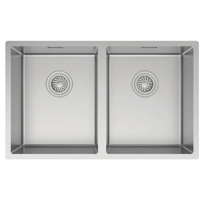 Chậu Bếp Hafele Satin R10 HS24-SSN2S-750 Hai Hộc Inox 567.24.427