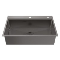 Bồn Rửa Chén Hafele WS R10 HS25-SSN1S-7650 567.24.484 Một Hộc Màu Titan 760x500 mm