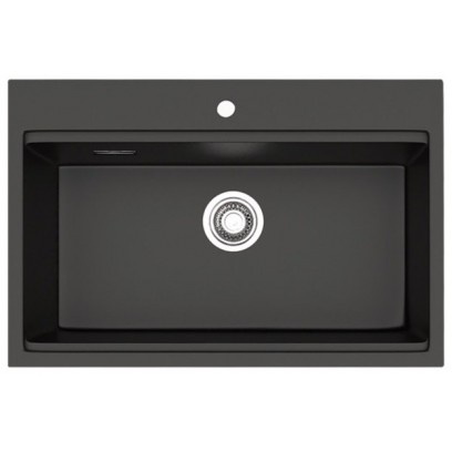 Bồn Rửa Chén Hafele HS22-GEN1S90M 577.25.330 Đá Một Hộc Màu Đen 770x240 mm