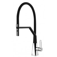 Vòi Rửa Chén Hafele HT20-CH1F187 570.82.230 Nóng Lạnh Rút Dây Màu Đen