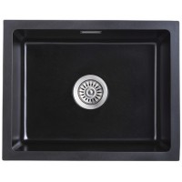 Chậu Bếp Đá Hafele HS22-GEN1S60S 577.25.300 Một Hộc Màu Đen 540x430 mm