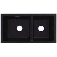 Chậu Bếp Đá Hafele HS22-GEN2S90 577.25.310 Hai Hộc Màu Đen