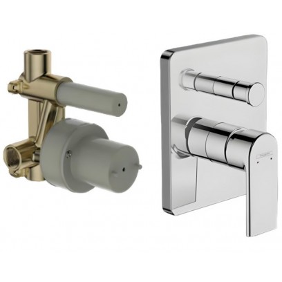Bộ Trộn Nóng Lạnh 71455007 Hansgrohe 2 Đường Nước Âm Tường