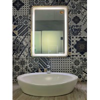 Gương Đình Quốc ĐQ 7773 Đèn Led 600 x 800 mm Viền Nhôm 