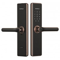 Khóa Điện Tử Hafele DL7600 912.20.231 Vân Tay - Thẻ Từ Cửa Gỗ