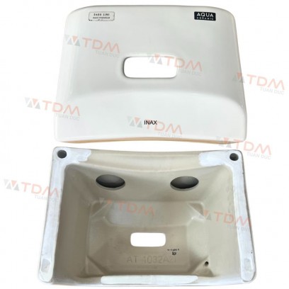 Nắp Sứ Bồn Cầu INAX A-T1032V-1 (AT1032V1) Đậy Két Nước AC-1032 Nắp Sứ Bồn Cầu INAX A-T1032V-1 (AT1032V1) Đậy Két Nước AC-1032