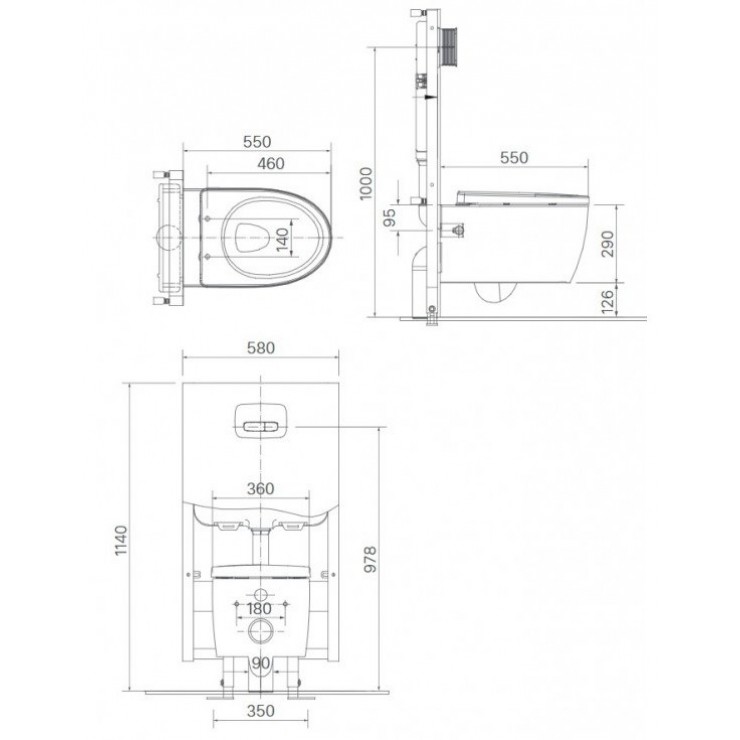 Bồn Cầu Nắp Điện Tử INAX AC-952/CW-H20VN - Tuấn Đức