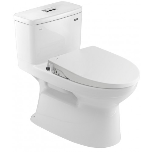 Bồn cầu Inax AC-969 CW-S15VN - Xí bệt bàn cầu 1 khối nắp rửa cơ - Tuấn Đức