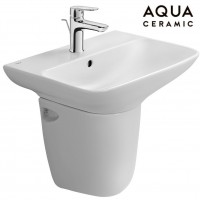 Chậu Lavabo Inax AL-289V/L-288VC Chân Treo Tường Aqua Ceramic