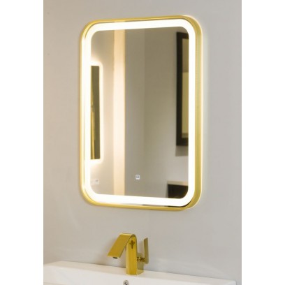 Gương LED Cotto AMH11B02-GOLDEN Viền Vàng
