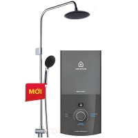Máy Nước Nóng Ariston Aures Premium+ 4.5P RS Sen Cây Trực Tiếp Có Bơm 