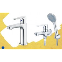 Combo Caesar B060CU + S063C Vòi Lavabo Và Sen tắm Lạnh