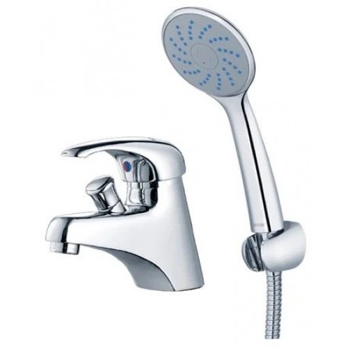 Vòi chậu rửa mặt lavabo Caesar B136CU nóng lạnh kết hợp tay sơn - Tuấn Đức